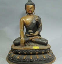 9 "Храм тибетского буддизма Бронзовая статуэтка Будда Амитабха 2024 - купить недорого