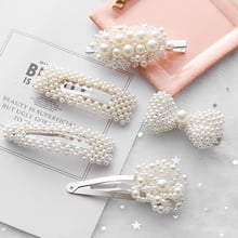 Fashion Elegant Women Pearl Hair Clip Barrette Stick Hairpin Hair Headdress Hair Accessories Styling Tools Headdress Sweet Gift 2024 - buy cheap