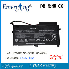 11.4V 43WH New Original  Laptop Battery For  SAMSUNG 5 Series 510R NP470 NP470R5E AA-PBVN3AB BA43-00358A 2024 - buy cheap