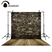 Allenjoy photography backdrops Wood brick wall wood brick wall backgrounds for photo studio 2024 - buy cheap