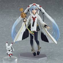FIGMA EX-045 Snow Hatsune Miku Crane Priestess Ver Anime 15CM Action Figure Toys 2024 - buy cheap