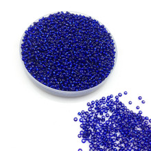 16g 1000pcs 2mm 12/0 Royal Blue Silver Lined Round Loose Spacer Beads Cezch Glass Seed Beads Jewelry Making DIY Garment Bead 2024 - buy cheap