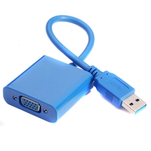 USB 3.0 to VGA Multi-display Adapter Converter USB 3.0 to VGA Video Graphic Card Cable-Blue 2024 - buy cheap