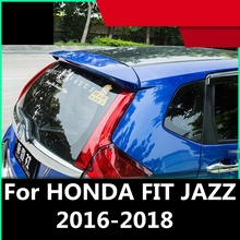 For HONDA FIT JAZZ 2016-2018 Rear Bumper Protector Skid Plate Cover Tail runk Wing Cover Exterior decoration Auto Accessories 2024 - buy cheap