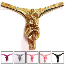 string homme Mens Lingerie Gay Jockstrap Tanga Thong Men Shiny  Ruched Pouch Panties G-string Thong Bikini Underwear for Men 2024 - buy cheap