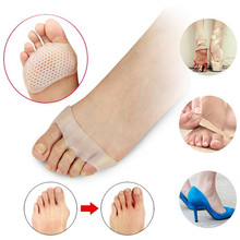 2pcs Silicone Forefoot Cushion Insoles Metatarsal Pads Breathable Anti Slip Blister Callus Pain Relief Foot Care Toe Seperate 2024 - buy cheap