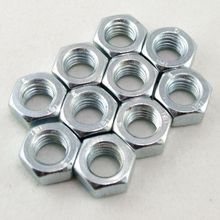 Free shipping 10 pieces Steel Metric M8x1.25mm Pitch Left Hand Thread Hex Nut Freeship 2024 - buy cheap