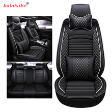 kalaisike leather universal auto seat covers for Kia cerato picanto rio K4 K5 ceed sportage spectra K2 sorento K3 car styling 2024 - buy cheap