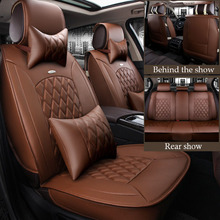 Capa universal para assento de carro, capa de couro para modelos lifan x60 x50 2018 320 520 620 630 720 2024 - compre barato