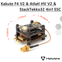Controlador de vuelo Holybro Kakute F4, transmisor de vídeo Holybro Atlatl HV V2 5,8G, y Combo Holybro Tekko32 4 en 1 35A ESC para FPV 2024 - compra barato