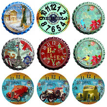 Full square 5d diy diamond painting wall clock icon car landscape 3d diamond embroidery rhinestone mosaic home decoration 2024 - buy cheap