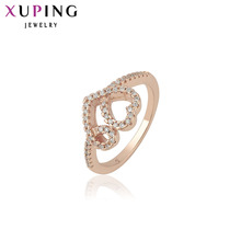 Xuping jóias moda especial ouvir em forma de design anel para presente do dia dos namorados feminino 13104 2024 - compre barato