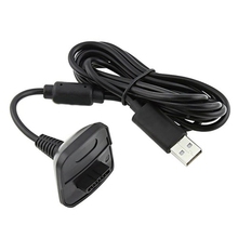 Cabo usb de carregamento para microsoft, para controle sem fio de xbox 360 preto, 20 peças 2024 - compre barato