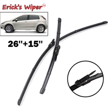 Erick-limpador de para-brisa, lâminas de limpador dianteiro para fiat punto evo, anos 2004-2012, 2009, 26 "+ 15" 2024 - compre barato