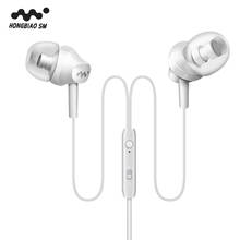 Bass Auriculares Original Hifi Earbud Stereo Wired Earphone with Microphone for Meizu Oppo Xiaomi for Samsung 2024 - buy cheap