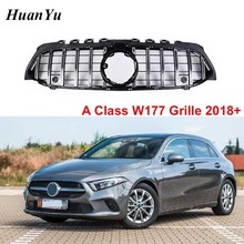 New GT R Style Replacement Grille for Mercedes-benz A class W177 Front Bumper Racing Grills A180 A200 A250 2018 2018 no Camera 2024 - buy cheap