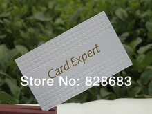 High quality embossed business card paper white wool cotton 900grm 90*54mm 200 cards 2024 - buy cheap