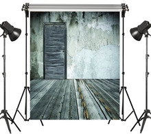LB Shabby Room Wood Wall Scary Deserted Washable No Crease Background Photography Polyester Backdrops Studio Props Seamless 2024 - buy cheap