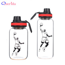 700/1000ML Sports Large Ccapacity Glass Water Bottle Creative  Portable Outdoor Tea Filter Camping Bottles Tour Drinkware Sets 2024 - buy cheap