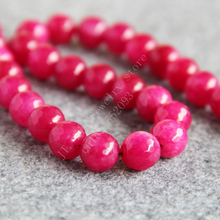 New 12mm Red Pink  chalcedony Faceted chalcedony Beads! Shitou Fit For Making Bracelet&Necklace DIY Jewelry wholesale 2024 - buy cheap