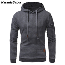 NaranjaSabor Spring Autumn New Men's Hoodies Long Sleeve Solid Color Hooded Sweatshirt Male Tracksuits Men Casual Sportswear 5XL 2024 - buy cheap