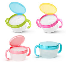 Baby Infant Bowl Snack dishes Silicone Cup Toddler Kid Feeding Food Bowl Handle Snack Storage Container Children Plate Tableware 2024 - buy cheap