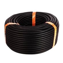 25 Ft Split Wire Loom Conduit Polyethylene Tubing Black Color Sleeve Tube 2024 - buy cheap