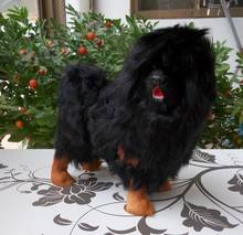 about 23x24CM simulation Tibetan mastiff model, polyethylene&furs handicraft Figurines home decoration toy a2738 2024 - buy cheap