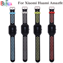 Классические модные спортивные силиконовые наручные часы millet для huami Amazfit Bip BIT PACE Lite youth smart watch с заменой 20 мм 2024 - купить недорого