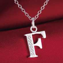 fashion letter F silver plated Necklace New Sale silver necklaces & pendants /HGXMCHMQ YQKJVNIE 2024 - buy cheap