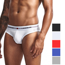 2019 New Sexy Men Cotton Underwear Breathable Mens Briefs Underpants Comfortable Gay Underwear penis Cueca Male Panties Shorts 2024 - buy cheap