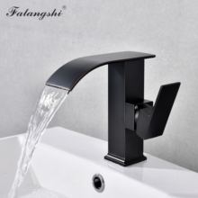 Bathroom Waterfall Faucets Basin Sink Taps Cold And Hot Water Vanity Vessel Sink Mixer Tap Deck Mounted WB1030 2024 - buy cheap