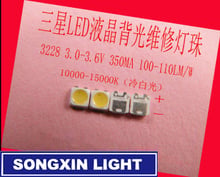 FOR Maintenance LED LCD TV backlight LEDS 3228 SMD lamp beads 3V Cold white light source FOR SAM 2024 - buy cheap