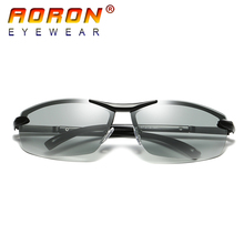 AORON Brand Photochromic Polarized Sunglasses Men Driving Anti Glare Goggles HD discolour Lens Sun Glasses Eyeglasses 2024 - buy cheap