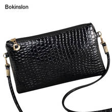 Bokinslon Bags Women Handbag Casual PU Leather Brand Ladies Crossbody Bag Fashion Popular Shoulder Bags For Woman 2024 - buy cheap