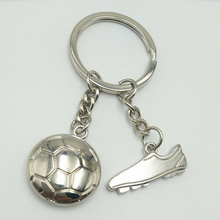 Hot Explosions Creative Football Shoes Key Chain Ball Game Souvenir Shoes Soccer Key Ring Small Gift Pendant 2024 - buy cheap