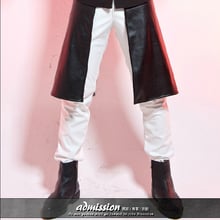 28-40! 2016 mais tamanho masculino boate cantor trajes punk rock hip-hop moda coreano calças de couro fino dança de palco 2024 - compre barato