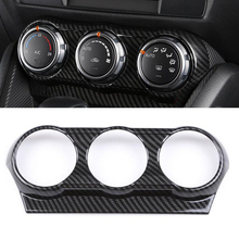 ABS Carbon Fiber Inner Air Condition Adjust Panel Trim For Mazda CX-3 CX3 2017 2018 Car styling accessories 2024 - buy cheap