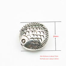 5PCS Spacers Connector Accessories Beads for Jewelry Making 14mm Tibetan Silver-Color DIY Bracelet Necklace Fishes Finding A328 2024 - buy cheap