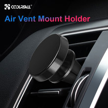 Coolreall Magnetic Phone Holder Car Air Vent Mount Stand Magnet Support Cell in Car GPS  For iPhone Samsung Magnet Mount Holder 2024 - buy cheap