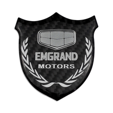 1PCS Car Accessories for Geely Emgrand 7 EC7 X7 GC6 Panda GT EV8 EC8 GE Trunk Emblem Badge Carbon Fiber Sticker Decal Decoration 2024 - buy cheap