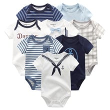 2020 8PCS/Lot Unisex Baby Boy Clothes Bodysuits Girls Baby Clothing Unicorn Cotton Baby Girl Clothes Roupas de bebe Newborn 2024 - buy cheap