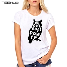 Женская Повседневная футболка с коротким рукавом TEEHUB, черная футболка с принтом птицы, новинка 2019 2024 - купить недорого