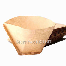 100pcs/lot Practical Coffee Tea Tools Prefolded 102 Hand Drip Paper Coffee Filter Coffee Machine Parts! 2024 - buy cheap