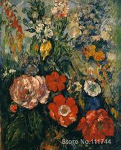 Arte impressora parede pinturas buquê de flores paul cezanne arte pintada à mão de alta qualidade 2024 - compre barato