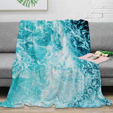 BIGHOUSES Throw Blanket Perfect Sea Waves Throw Blanket Warm Microfiber Blanket Flannel Blanket  Bedroom Decor Blankets For Beds 2024 - buy cheap