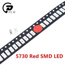 200 Uds 5630/5730 SMD/SMT rojo SMD 5730 LED montaje superficial rojo 2,0 ~ 2,6 V 620-625nm Ultra Birght Chip de diodo Led 5730 rojo 2024 - compra barato