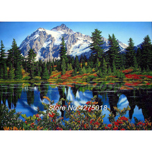 DIY Diamond Painting Cross Stitch Crafts 5D Drill Mosaic Decor Full Square Diamond Embroidery mountain natural landscape YG377 2024 - buy cheap