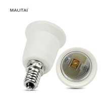 1Pcs  E14 to E27 Fireproof Material lamp Holder Converter Socket  Base type Adapter Conversion light Bulb 2024 - buy cheap