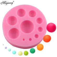 Mujiang 3D Round Gem Bead Silicone Mold Chocolate Candy Gumpaste Mould DIY Party Cupcake Baking Fondant Cake Decorating Tools 2024 - buy cheap